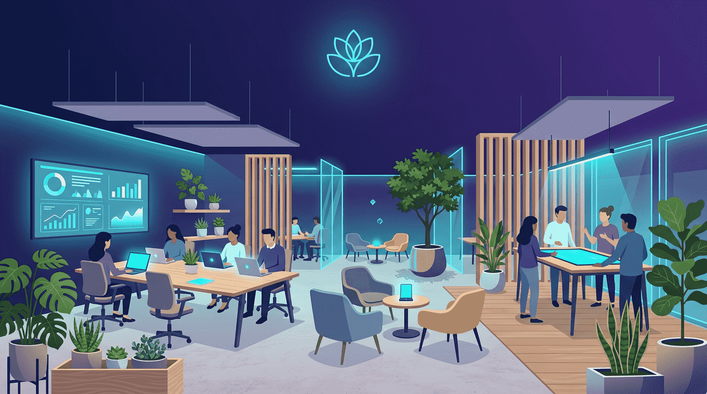 小红花科技研发办公区焕新，打造协作型空间